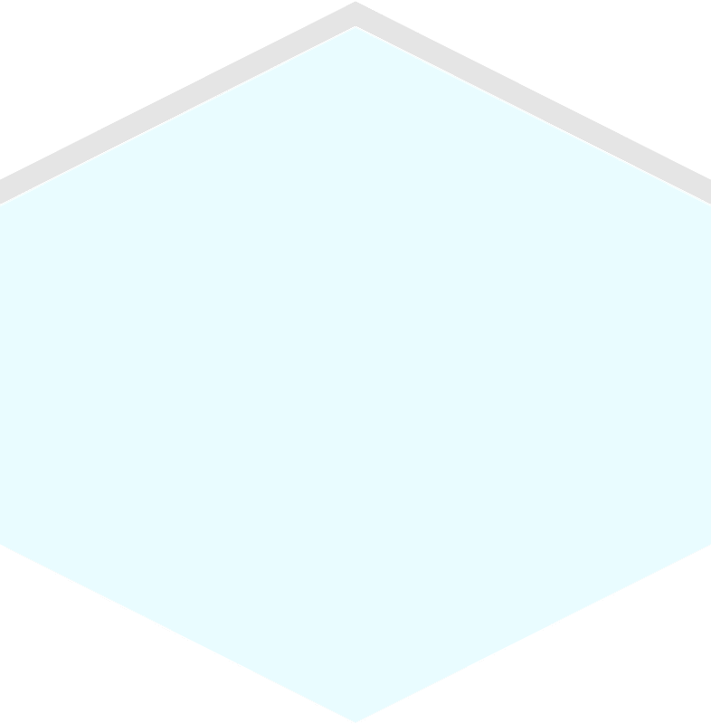Hexagon flat terrain 03-05 blue