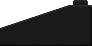 Black lego block