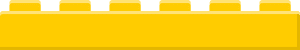 Yellow lego block
