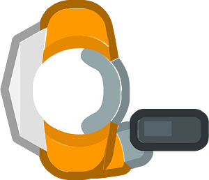 Armed person 01-03 orange