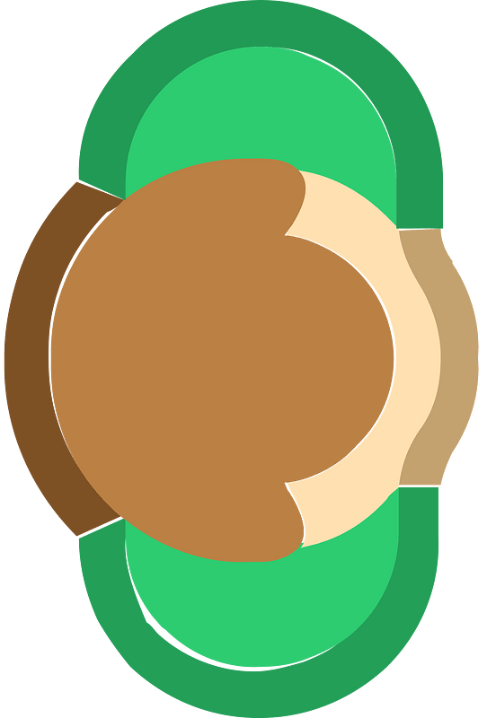Green person
