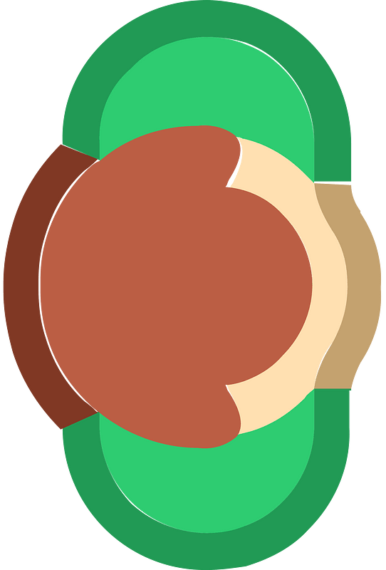 Green person