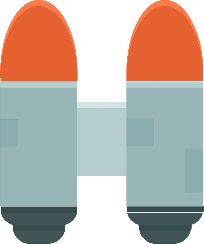Various rockets 12 grey red