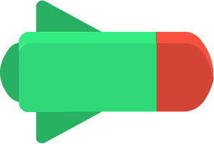 Various rockets 10 red green
