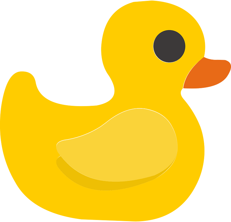 Rubber duck 01 yellow