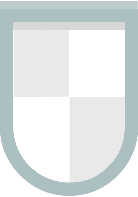 Rounded shield 05-02 white