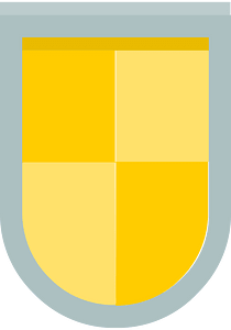 Rounded shield 05-03 yellow