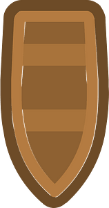 Brown boat