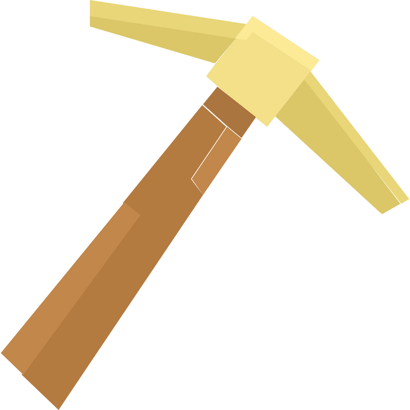 Pickaxe 04 yellow