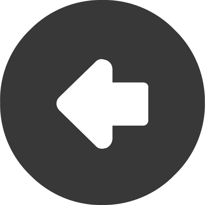 Round dark flat ui button 04-21 left