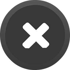 Round dark shade ui button 03-22 cancel
