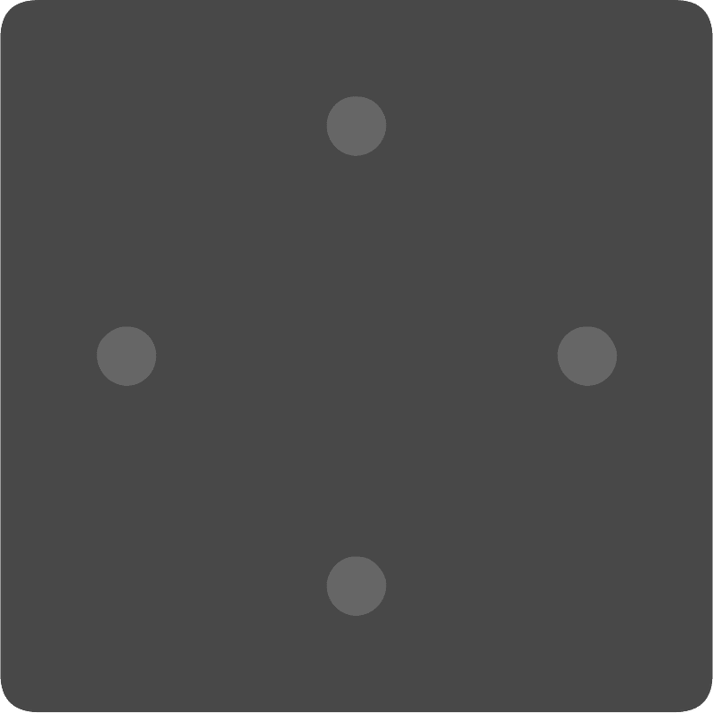 Square dark flat ui button 04-02 dpad