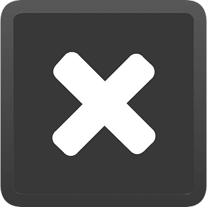 Square dark shade ui button 03-11 cancel
