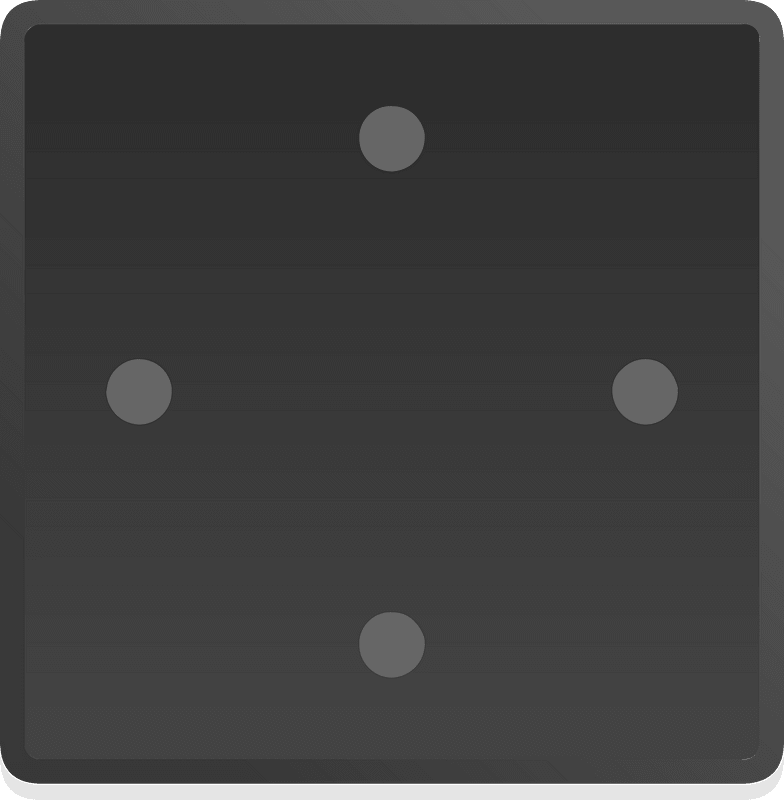 Round dark shade ui button 03-31 dpad