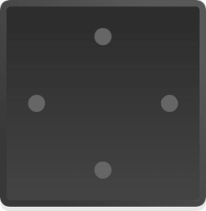 Round dark shade ui button 03-31 dpad