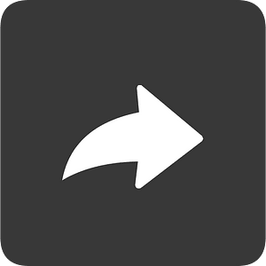 Square dark flat ui button 04-17 forward