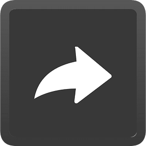Square dark shade ui button 03-09 forward