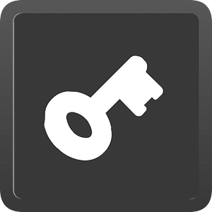 Square dark shade ui button 03-04 key