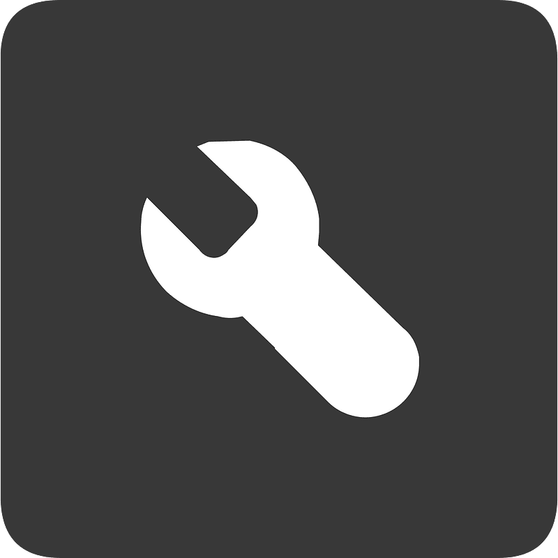 Square dark flat ui button 04-12 repair