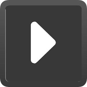 Square dark shade ui button 03-02 play