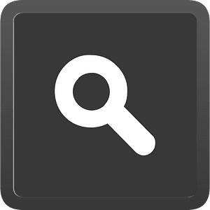 Square dark shade ui button 03-14 search