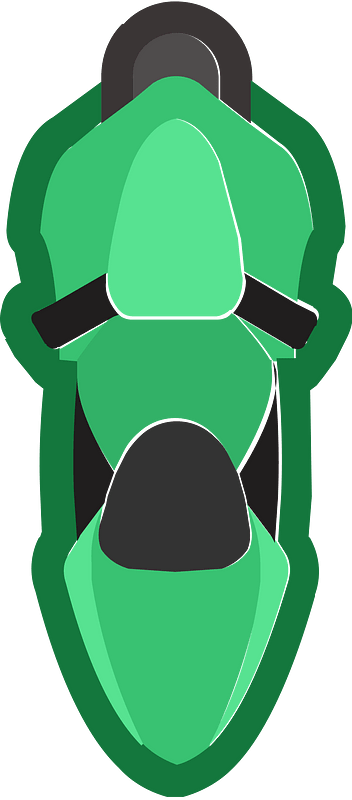 Motorcycle 01-03 green