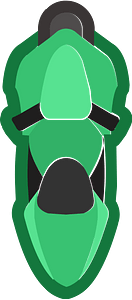 Motorcycle 01-03 green