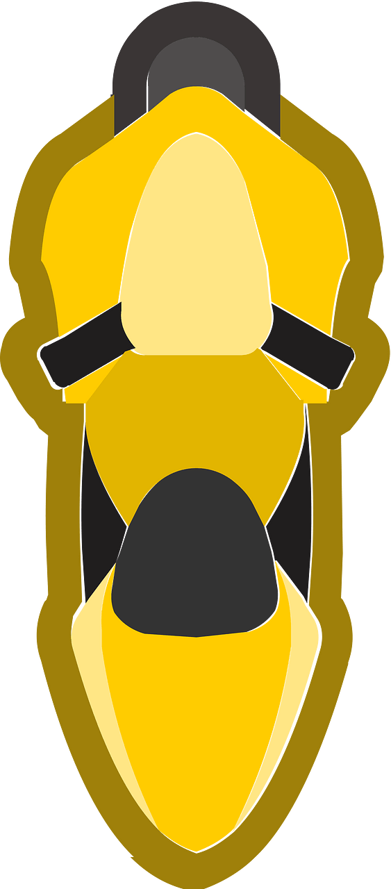Motorcycle 01-02 yellow