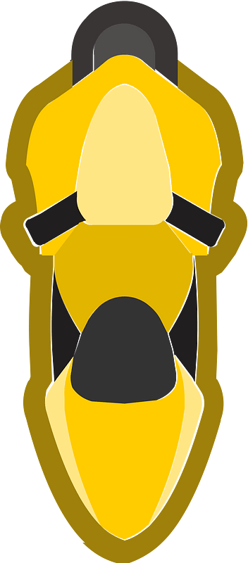 Motorcycle 01-02 yellow