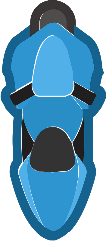 Motorcycle 01-04 blue
