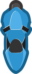 Motorcycle 01-04 blue