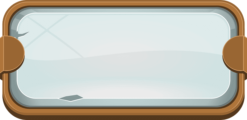 Flat grey blank button