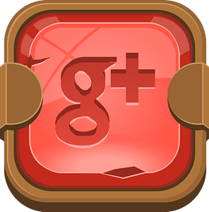 Rounded red google button