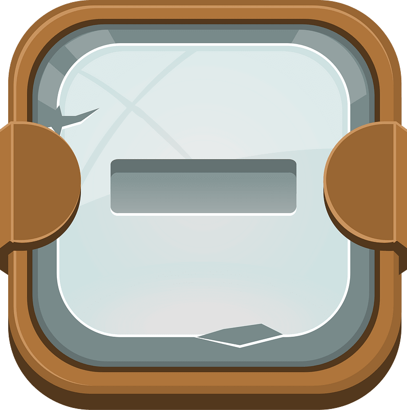 Rounded grey minus button