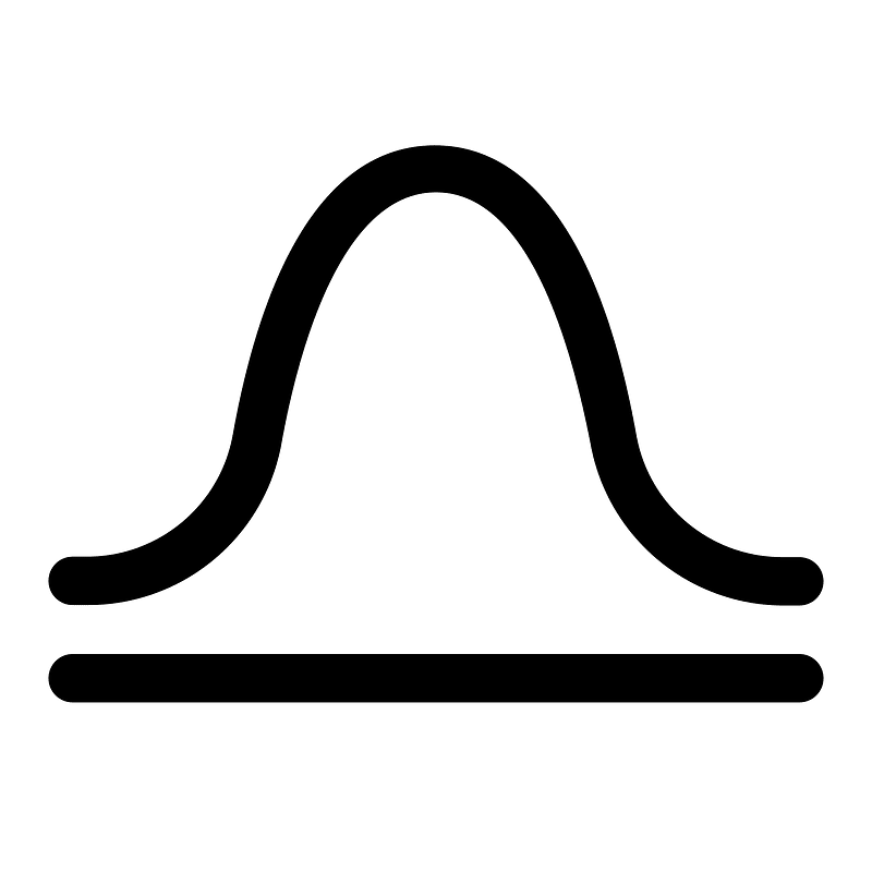 Bell-curve-line