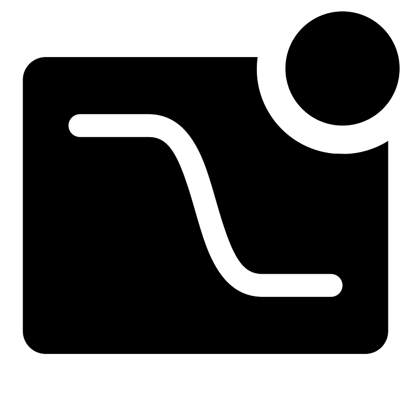 Curve-chart-solid-badged
