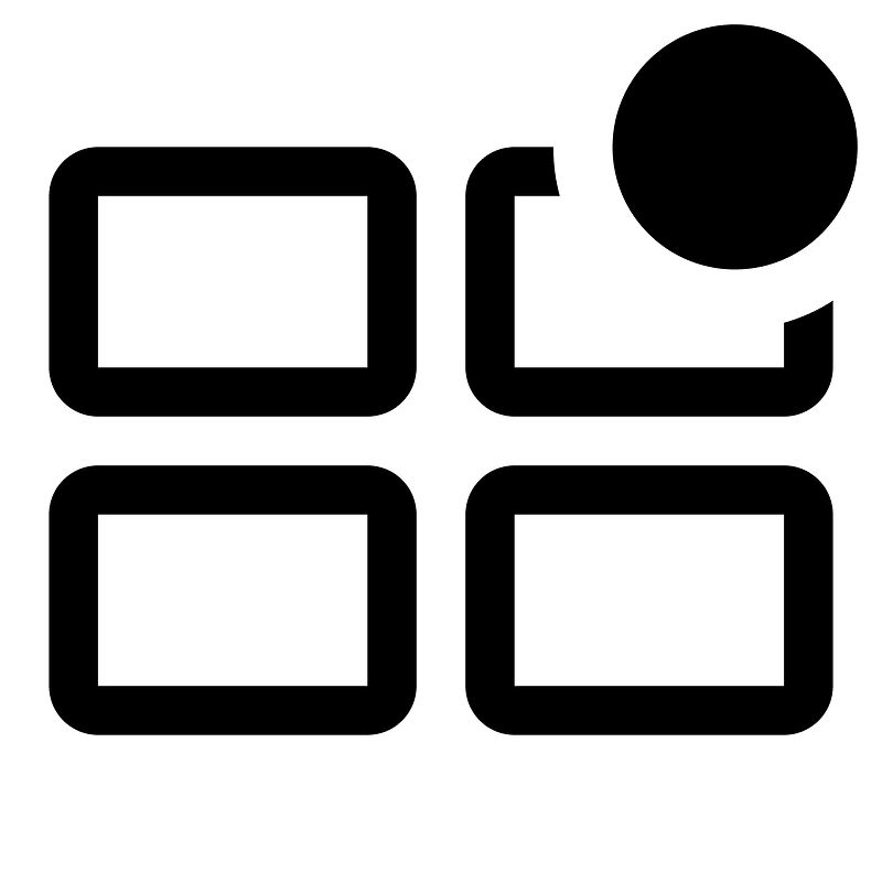 Grid-chart-outline-badged