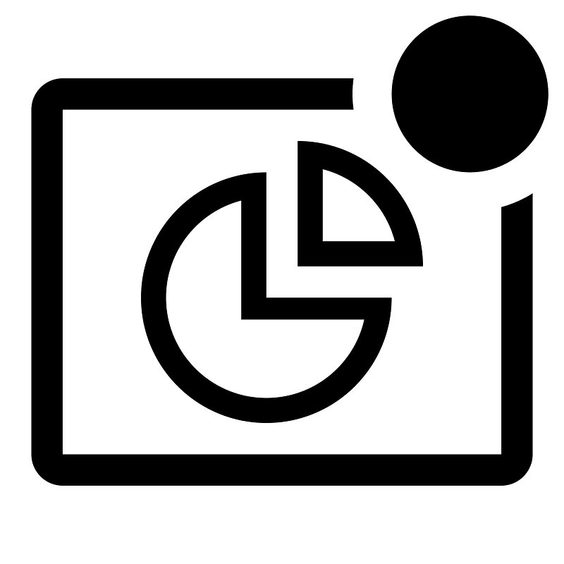 Pie-chart-outline-badged