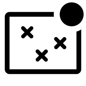 Scatter-plot-outline-badged