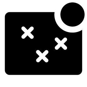 Scatter-plot-solid-badged