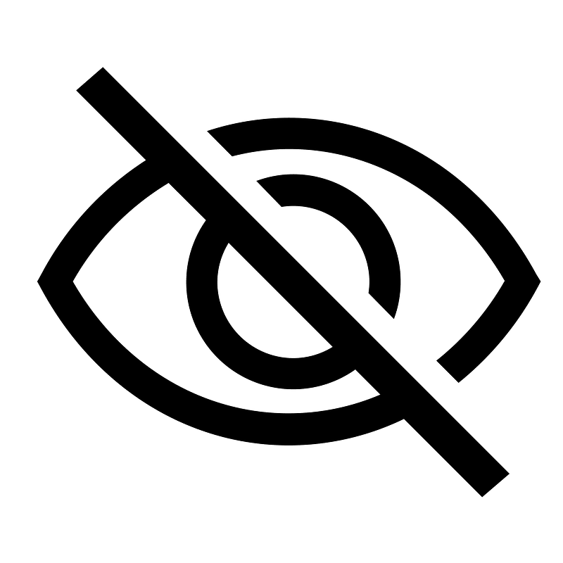 Eye-hide-line