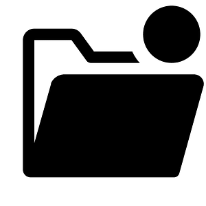 Folder-open-solid-badged