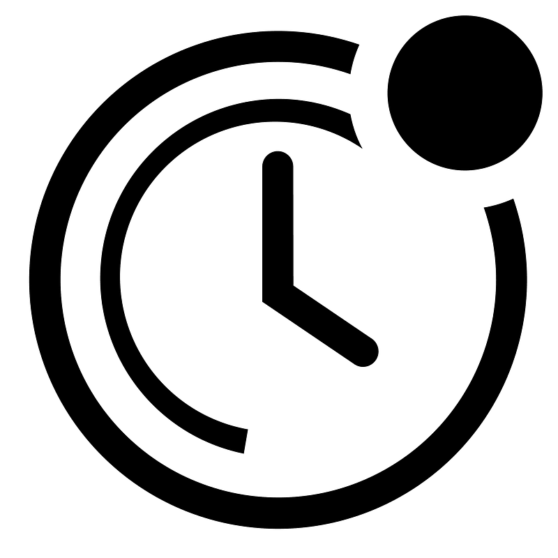 Clock-outline-badged