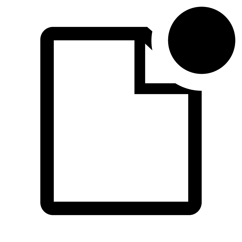 Document-outline-badged