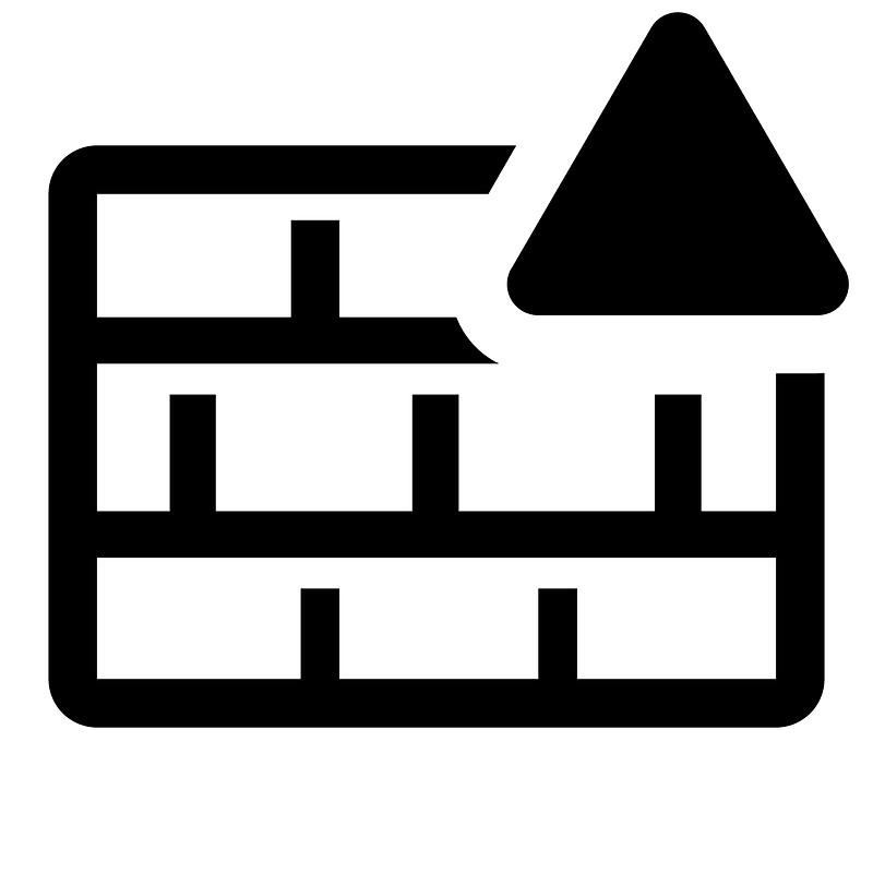 Firewall-outline-alerted