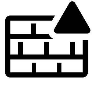 Firewall-outline-alerted