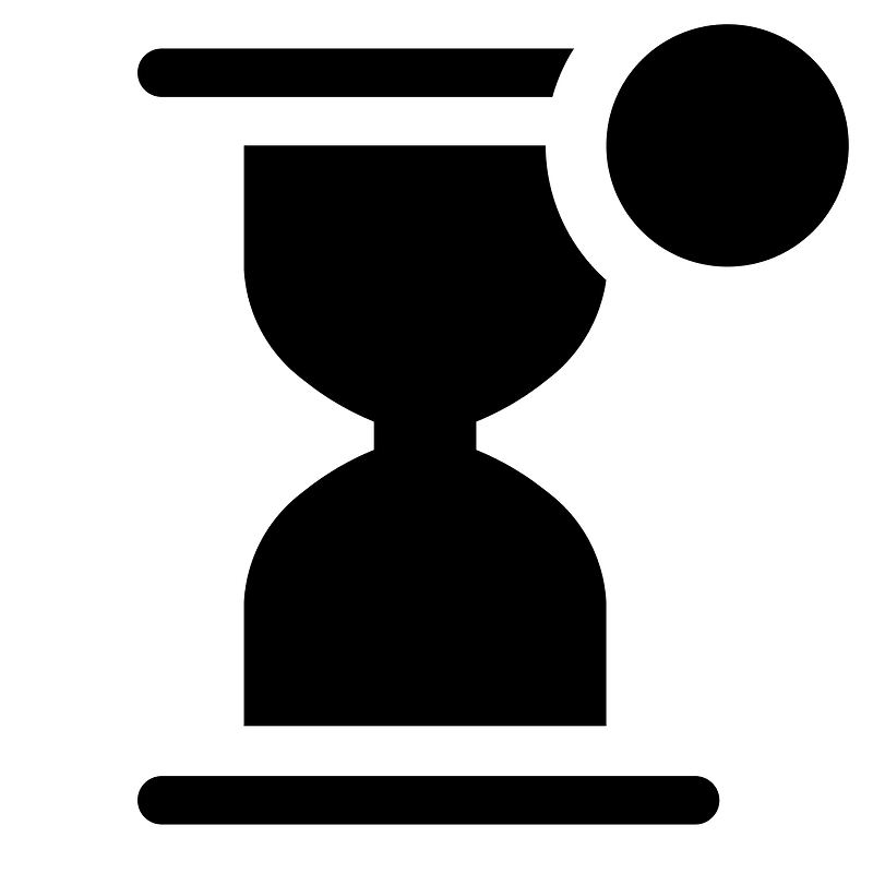 Hourglass-solid-badged