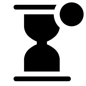 Hourglass-solid-badged