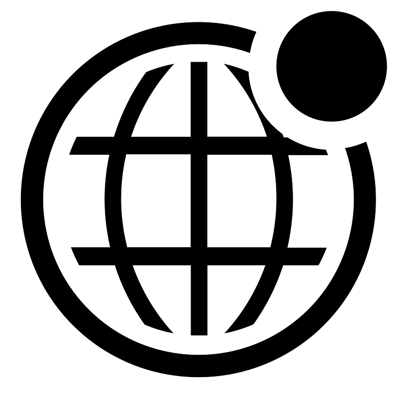 World-outline-badged