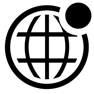 World-outline-badged